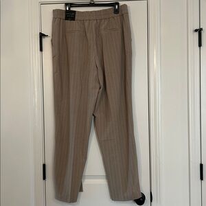 Rachel Zoe Mid-Rise Wide Leg striped dress pants XL. NWT.